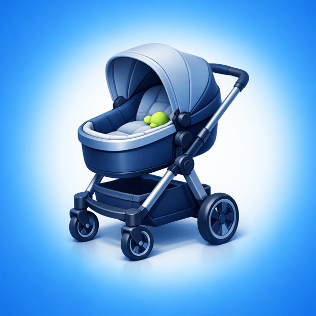 A convertible pram, listed on Replay Kids
